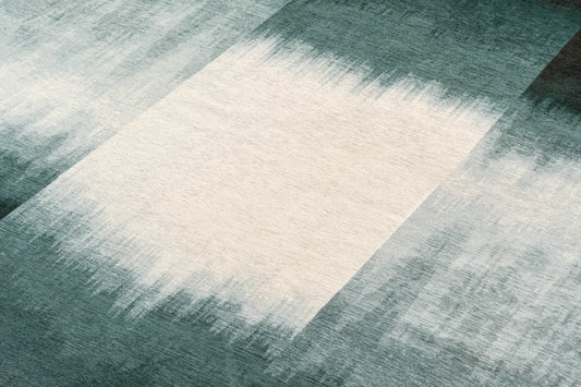 Louis De Poortere Meditation Sendai 2073 Deep Water Round Rug - Love-Rugs alternate image