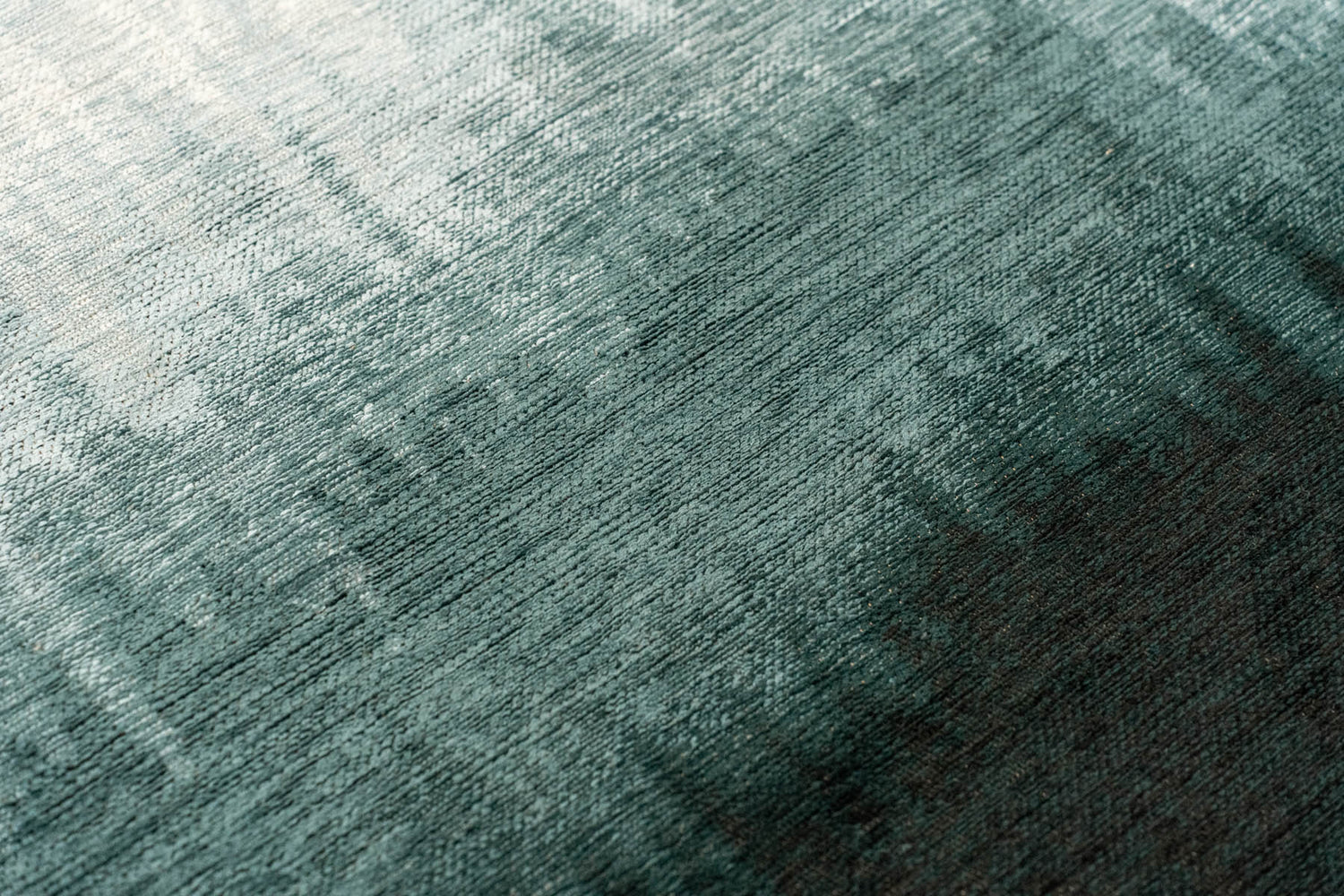 Louis De Poortere Meditation Sendai 2073 Deep Water Round Rug - Love-Rugs