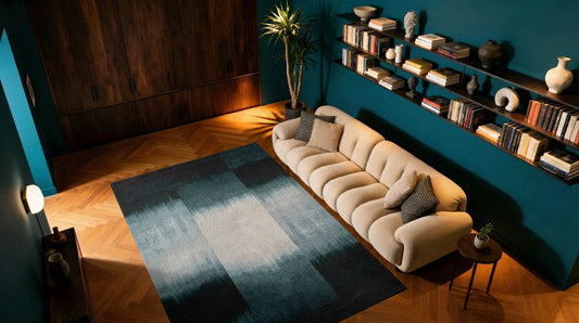 Louis De Poortere Meditation Sendai 2073 Deep Water Rug - Love-Rugs alternate image
