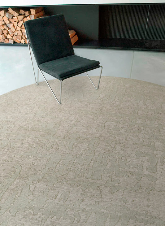 Louis De Poortere Structures Baobab 9197 Dry Beige Round Rug - Love-Rugs alternate image