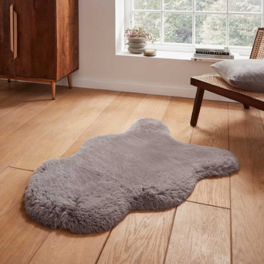 Love-Rugs Super Teddy Grey Single Sheepskin Rug