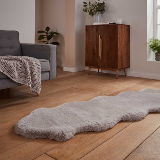 Love-Rugs Super Teddy Silver Double Sheepskin Rug