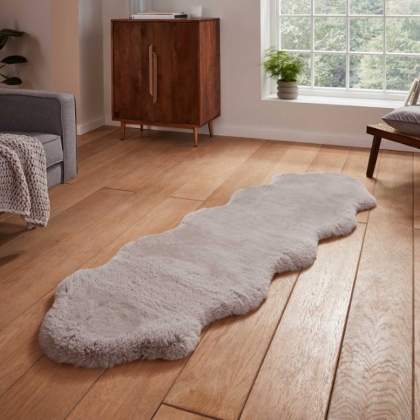 Silver Plush Rug Super Teddy Silver Double Sheepskin Rug – Love-Rugs