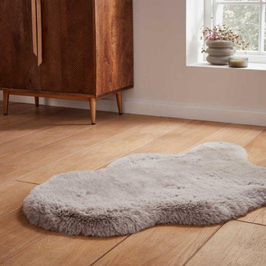 Love-Rugs Super Teddy Silver Single Sheepskin Rug