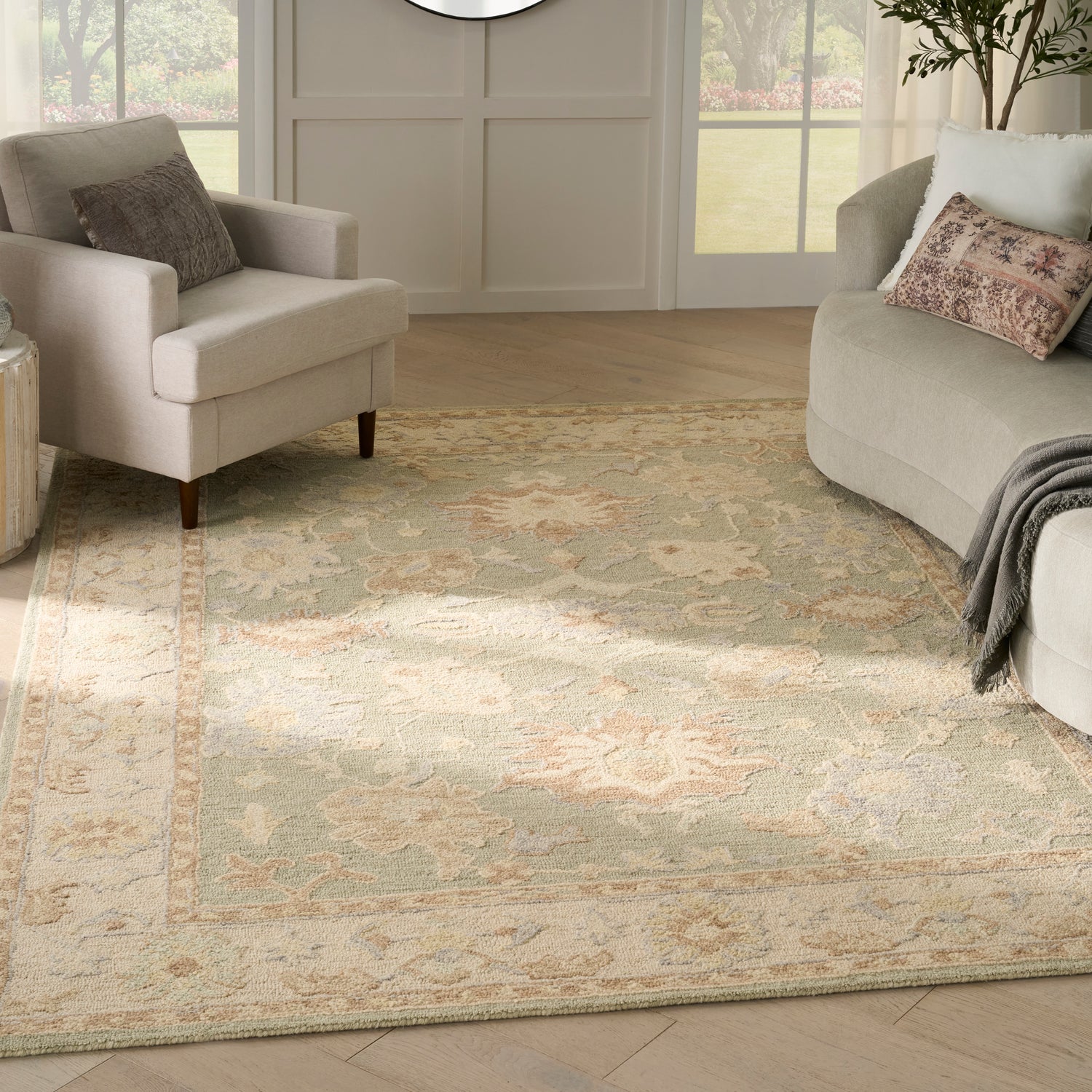 Nourison Maison MSO05 SAGIV Sage Ivory Rug