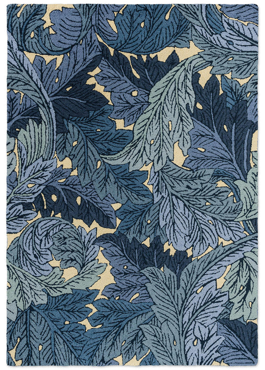 Morris & Co Acanthus Indigo Outdoor 427318 Rug - Love-Rugs