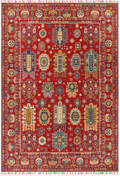 Malaki Kazak Red Rug