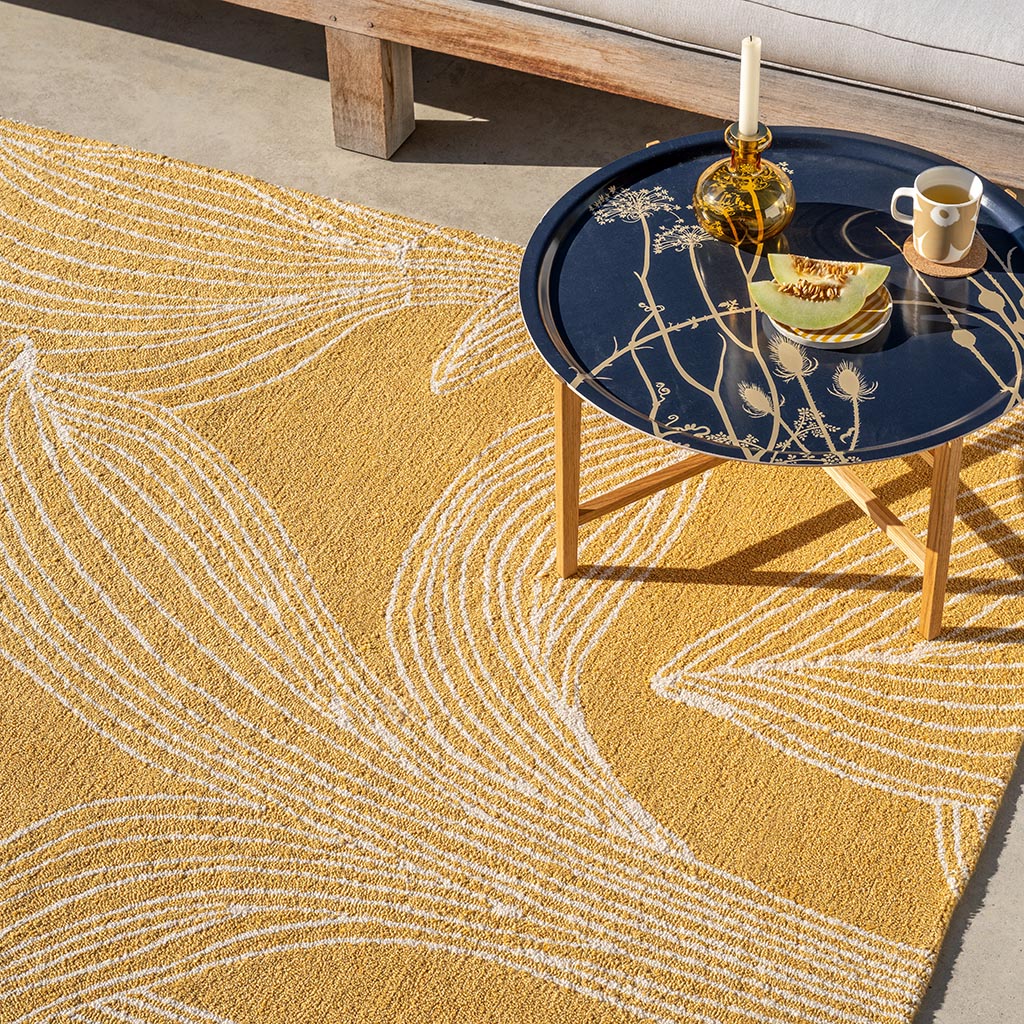 Marimekko Kukat Puhkeavat Straw outdoor 434106 Rug - Love-Rugs