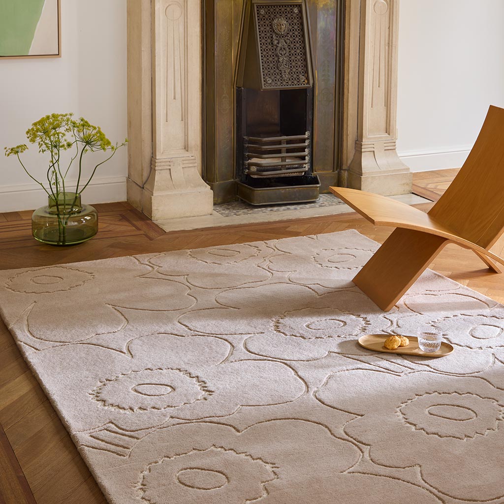 Marimekko Piirto Unikko Greige 133704 Rug - Love-Rugs