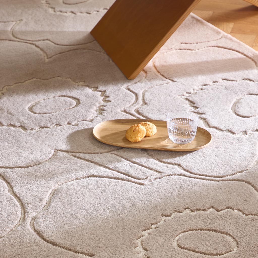 Marimekko Piirto Unikko Greige 133704 Rug - Love-Rugs