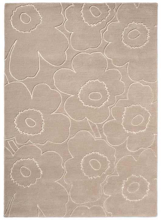 Marimekko Piirto Unikko Greige 133704 Rug - Love-Rugs