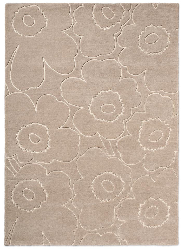 Marimekko Piirto Unikko Greige 133704 Rug - Love-Rugs
