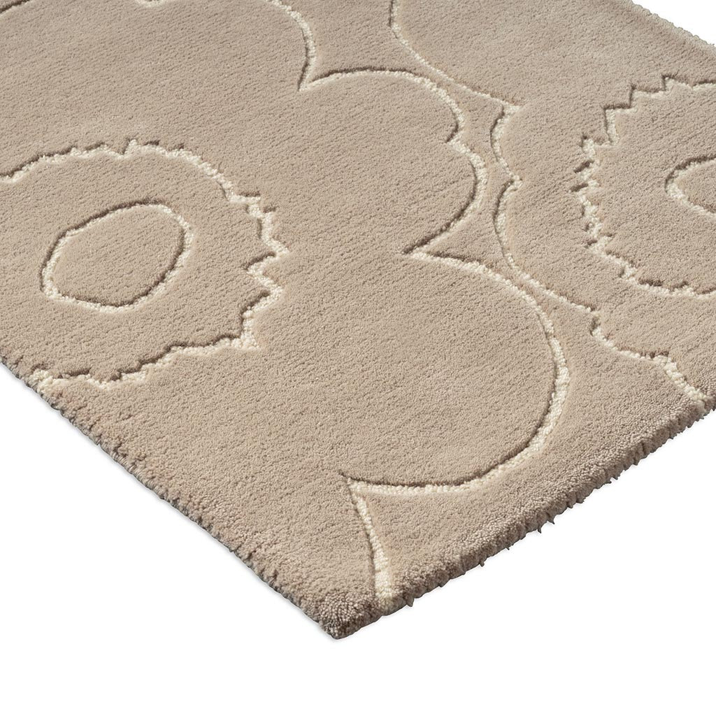 Marimekko Piirto Unikko Greige 133704 Runner Rug - Love-Rugs