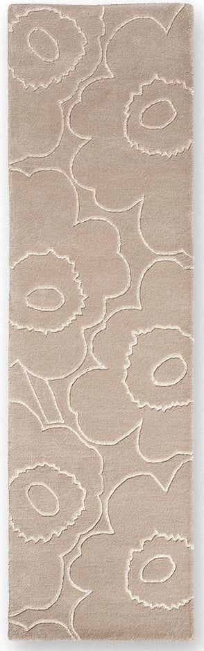 Marimekko Piirto Unikko Greige 133704 Runner Rug - Love-Rugs