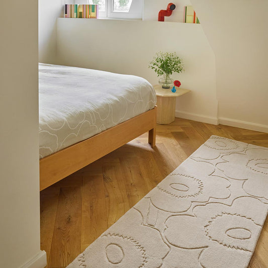 Marimekko Piirto Unikko Natural White 133701 Runner Rug - Love-Rugs alternate image