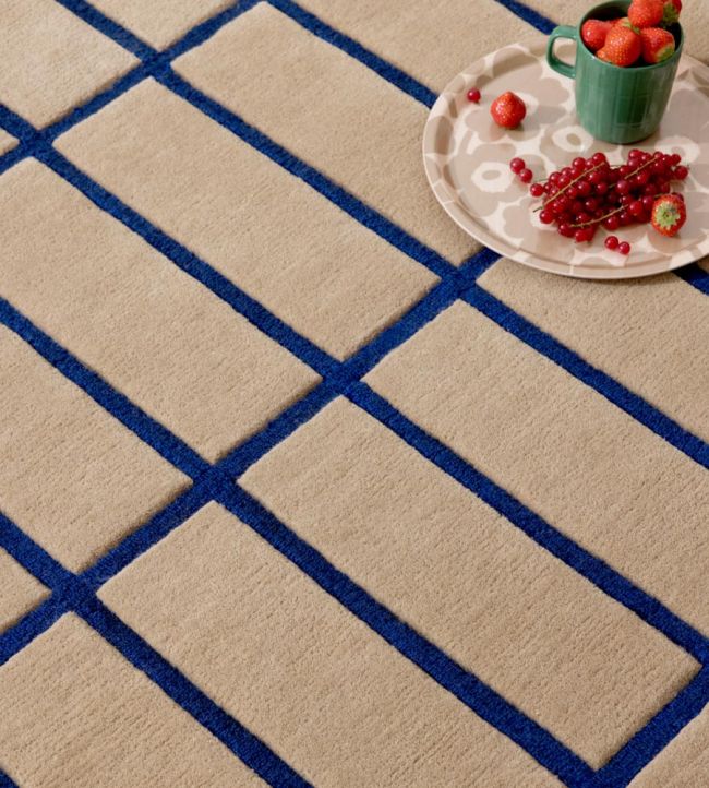 Marimekko Tiiliskivi Bright Blue 132908 Rug - Love-Rugs