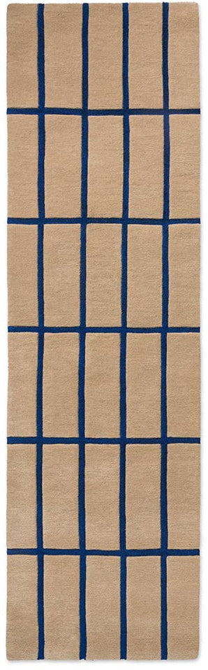 Marimekko Tiiliskivi Bright Blue 132908 Runner Rug - Love-Rugs