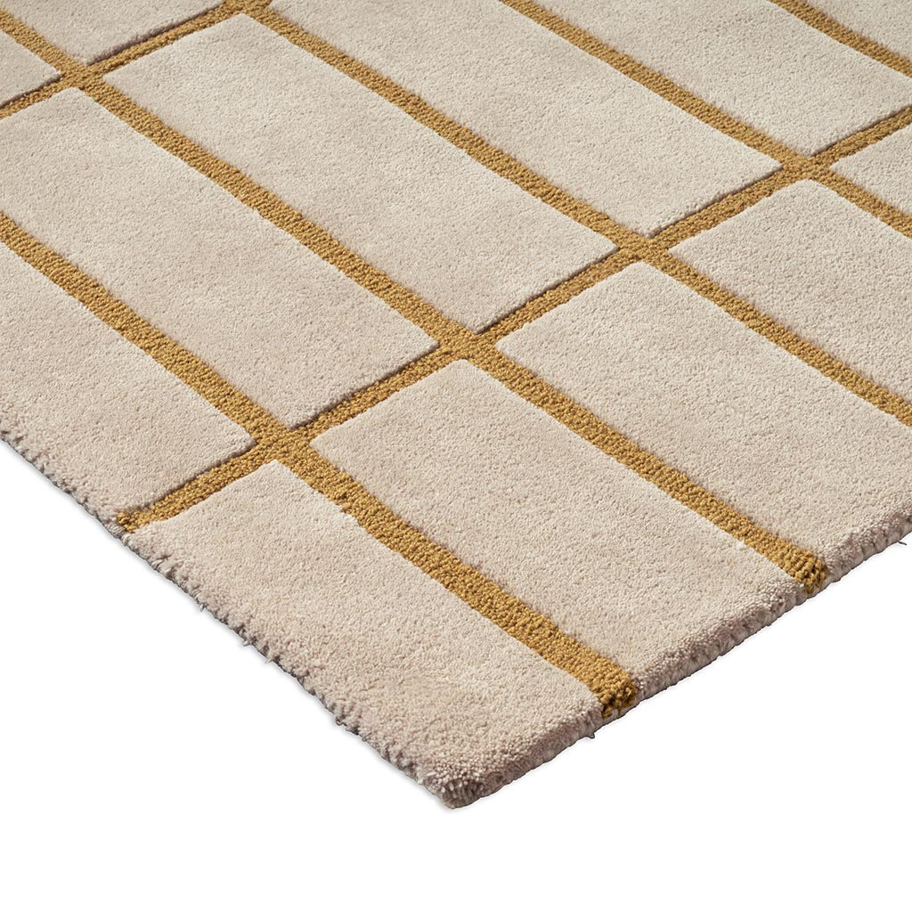 Marimekko Tiiliskivi Bronze Yellow 132906 Rug - Love-Rugs
