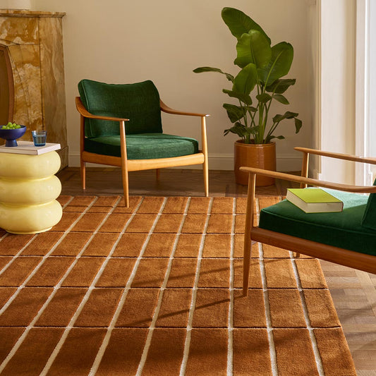Marimekko Tiiliskivi Brown 132905 Rug - Love-Rugs alternate image