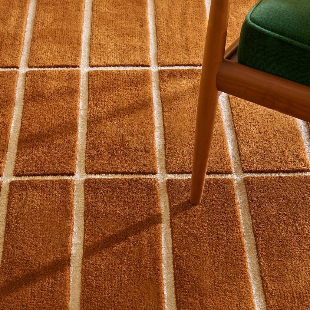 Marimekko Tiiliskivi Brown 132905 Rug - Love-Rugs