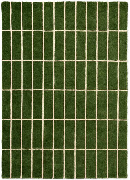 Marimekko Tiiliskivi Green 132907 Rug - Love-Rugs
