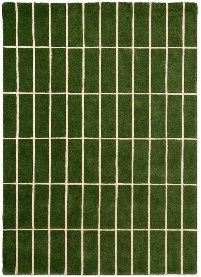 Marimekko Tiiliskivi Green 132907 Rug - Love-Rugs