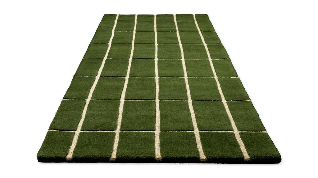 Marimekko Tiiliskivi Green 132907 Runner Rug - Love-Rugs