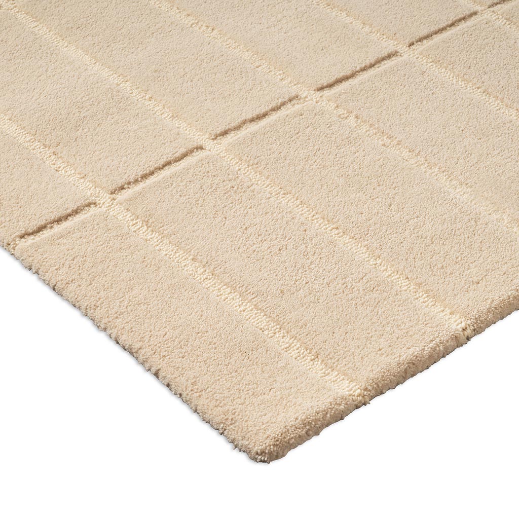 Marimekko Tiiliskivi Natural White 132901 Runner Rug - Love-Rugs