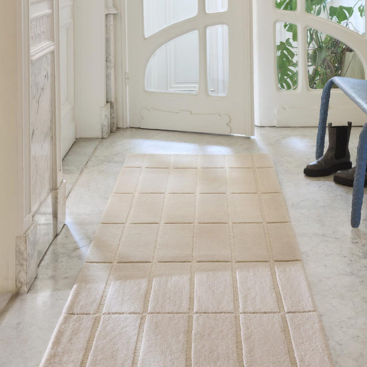 Marimekko Tiiliskivi Natural White 132901 Runner Rug - Love-Rugs alternate image