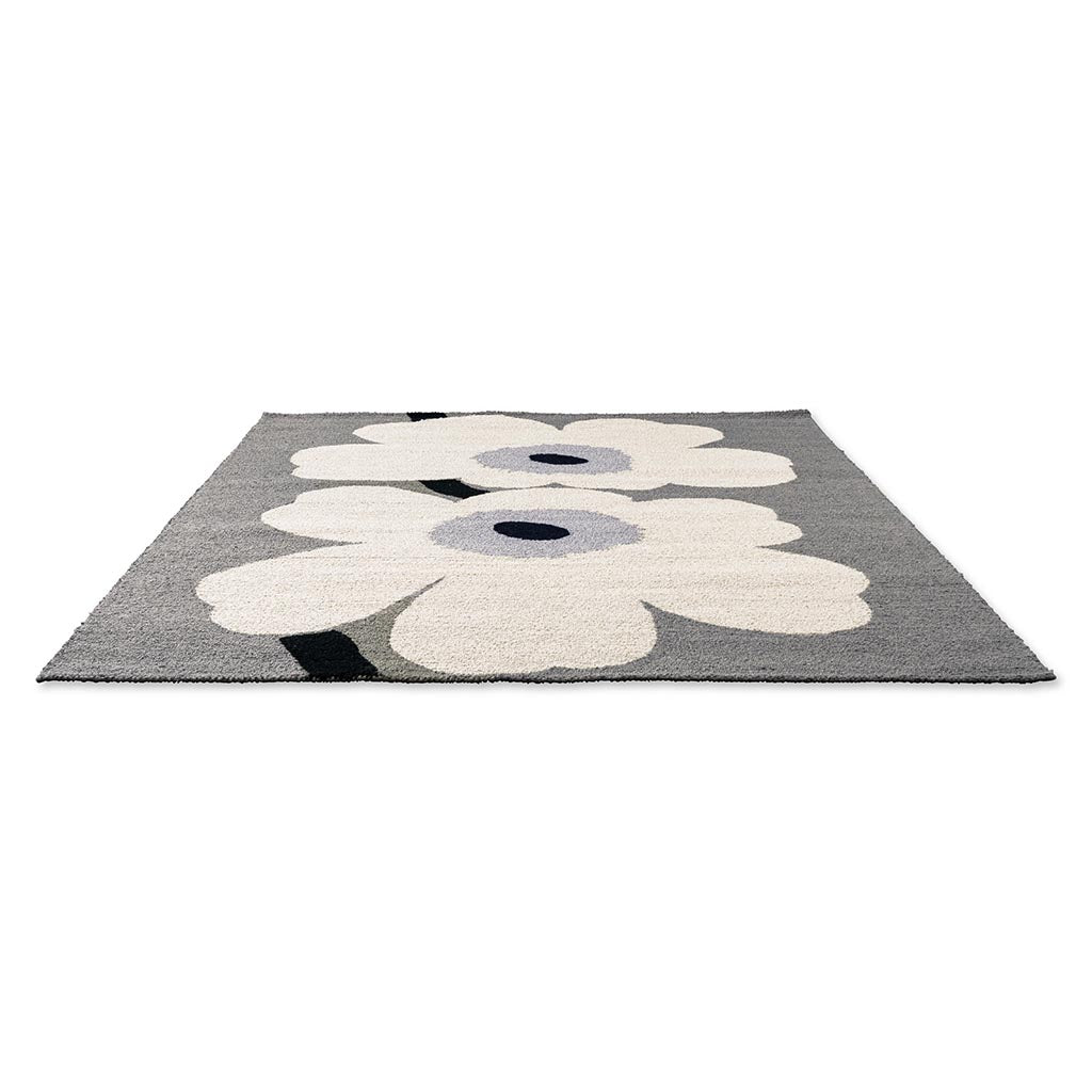 Marimekko Unikko Anniversary Grey Outdoor 433004 Rug - Love-Rugs