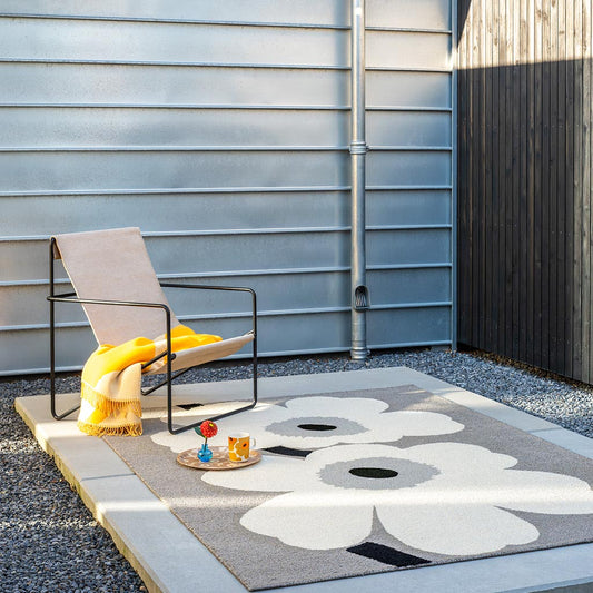 Marimekko Unikko Anniversary Grey Outdoor 433004 Rug - Love-Rugs alternate image
