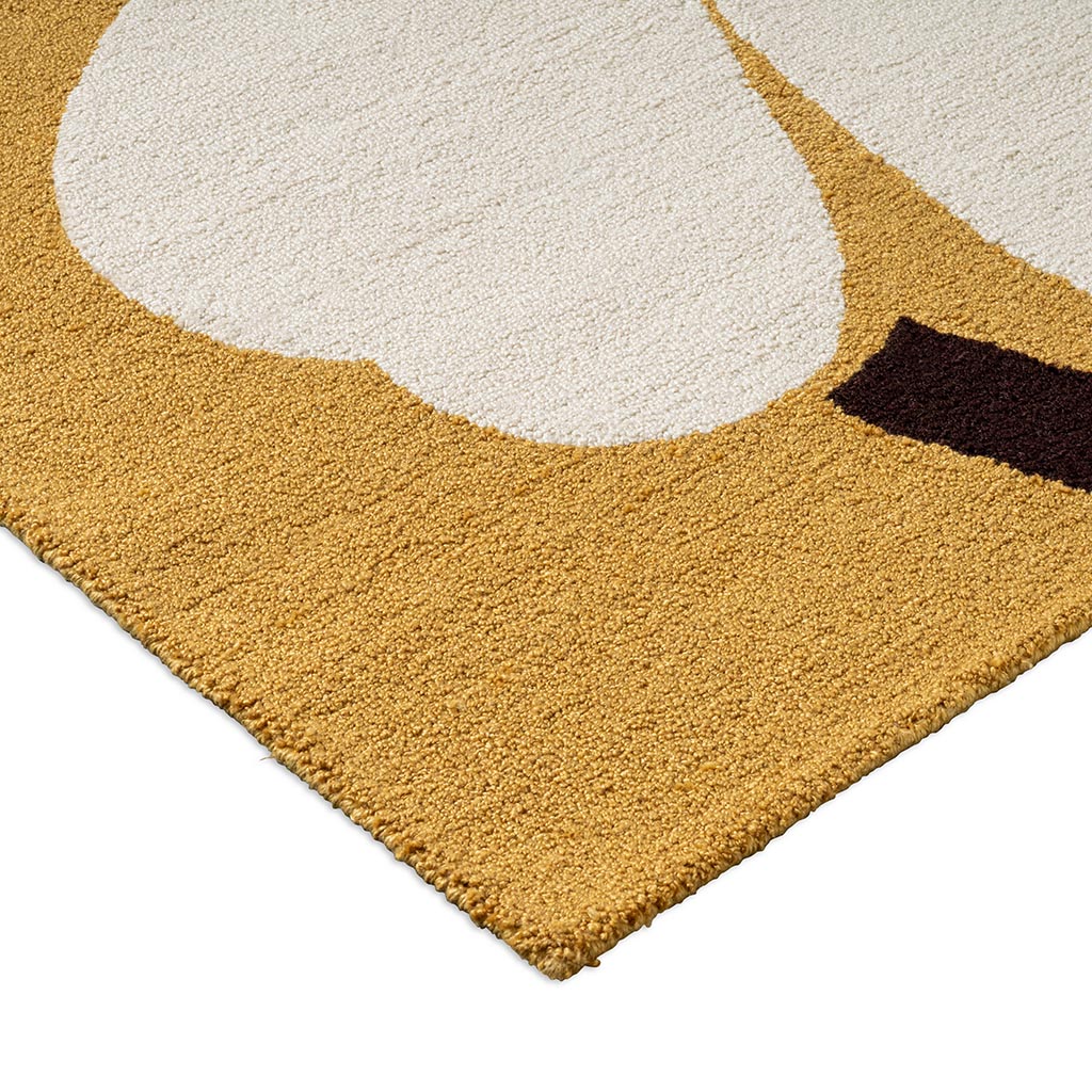 Marimekko Unikko Anniversary Honey Outdoor 433001 Rug - Love-Rugs