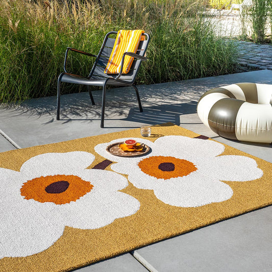 Marimekko Unikko Anniversary Honey Outdoor 433001 Rug - Love-Rugs alternate image