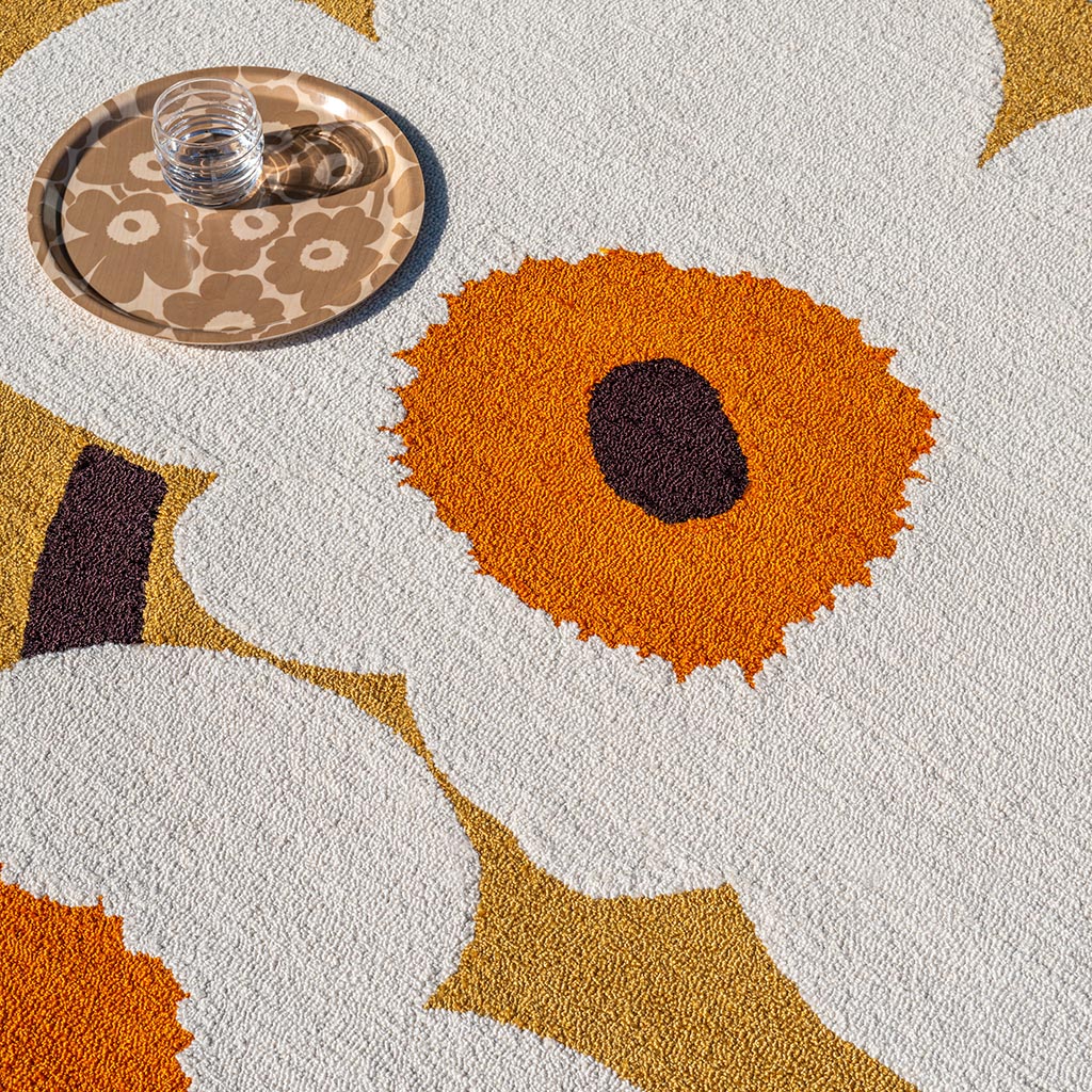 Marimekko Unikko Anniversary Honey Outdoor 433001 Rug - Love-Rugs