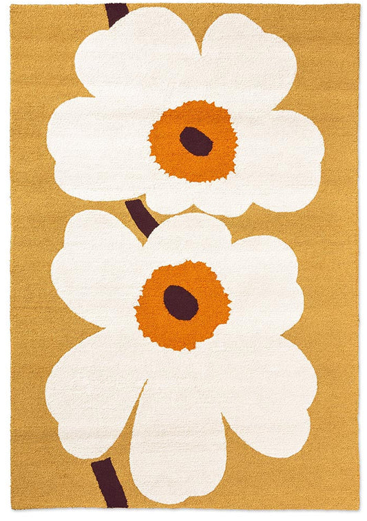 Marimekko Unikko Anniversary Honey Outdoor 433001 Rug - Love-Rugs