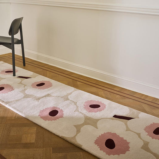 Marimekko Unikko Beige/Pink 132402 Runner Rug - Love-Rugs alternate image