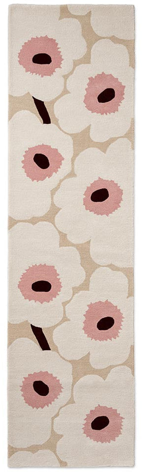 Marimekko Unikko Beige/Pink 132402 Runner Rug - Love-Rugs