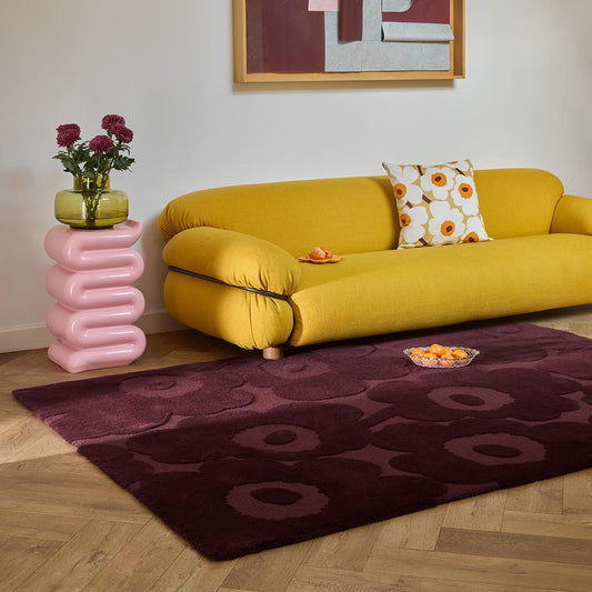 Marimekko Unikko Burgundy 132200 Rug - Love-Rugs alternate image
