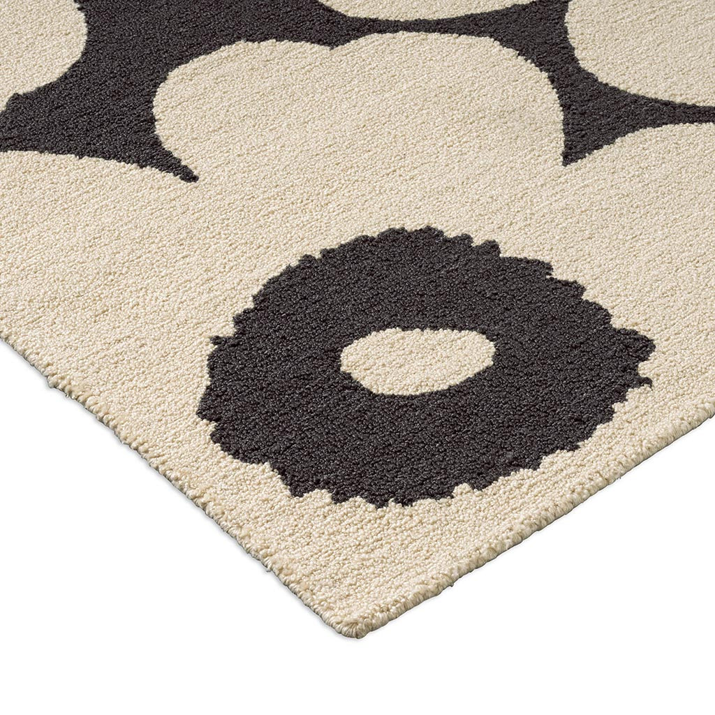Marimekko Unikko Charcoal/White Outdoor 434305 Rug - Love-Rugs