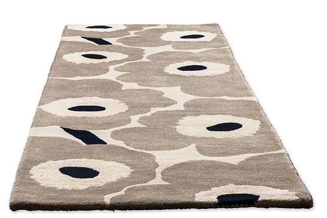 Marimekko Unikko Greige 132401 Runner Rug - Love-Rugs
