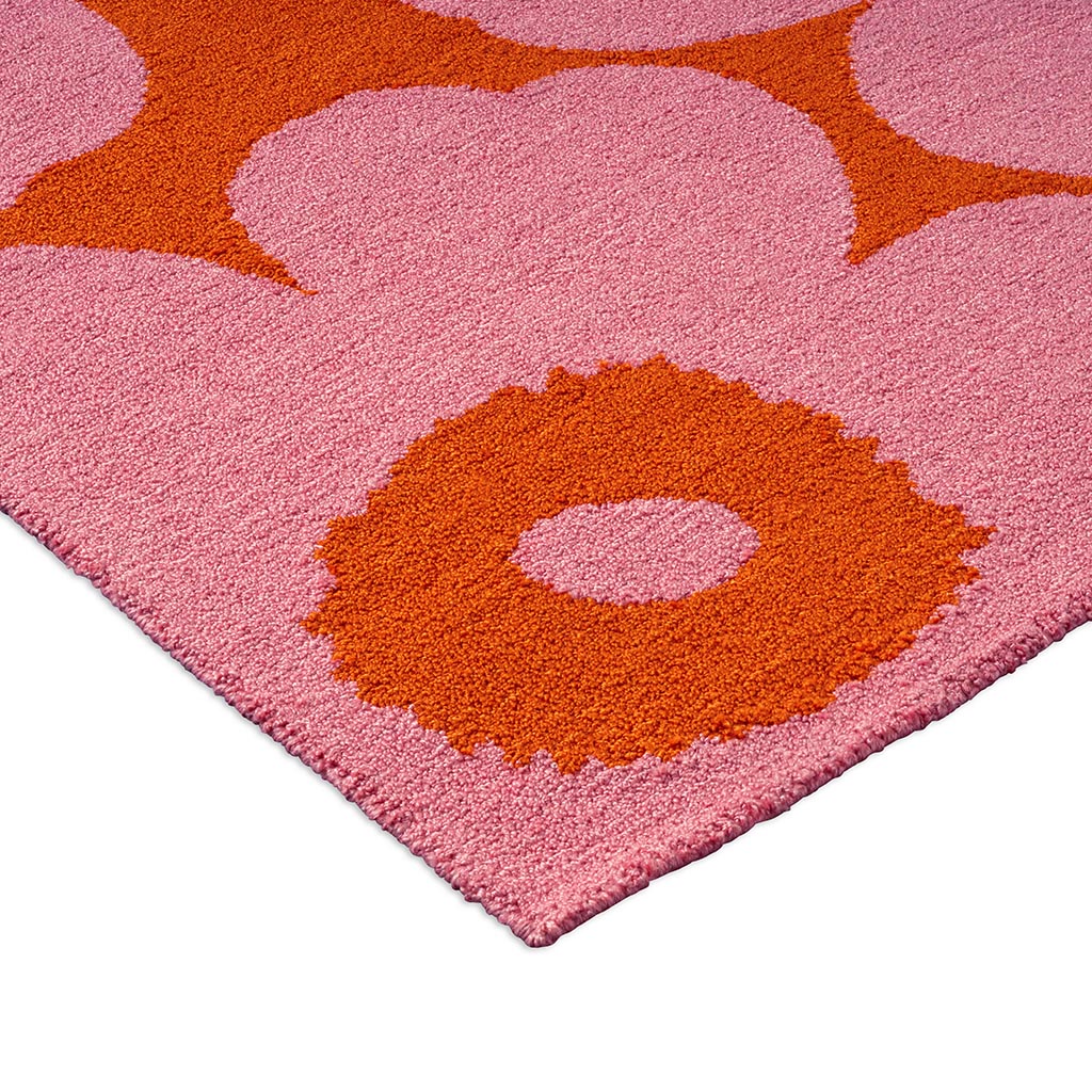 Marimekko Unikko Pink-Orange Outdoor 434302 Rug - Love-Rugs