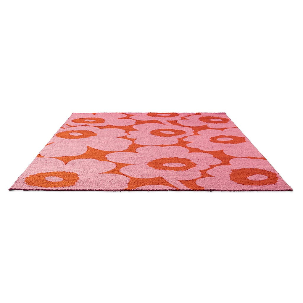 Marimekko Unikko Pink-Orange Outdoor 434302 Rug - Love-Rugs