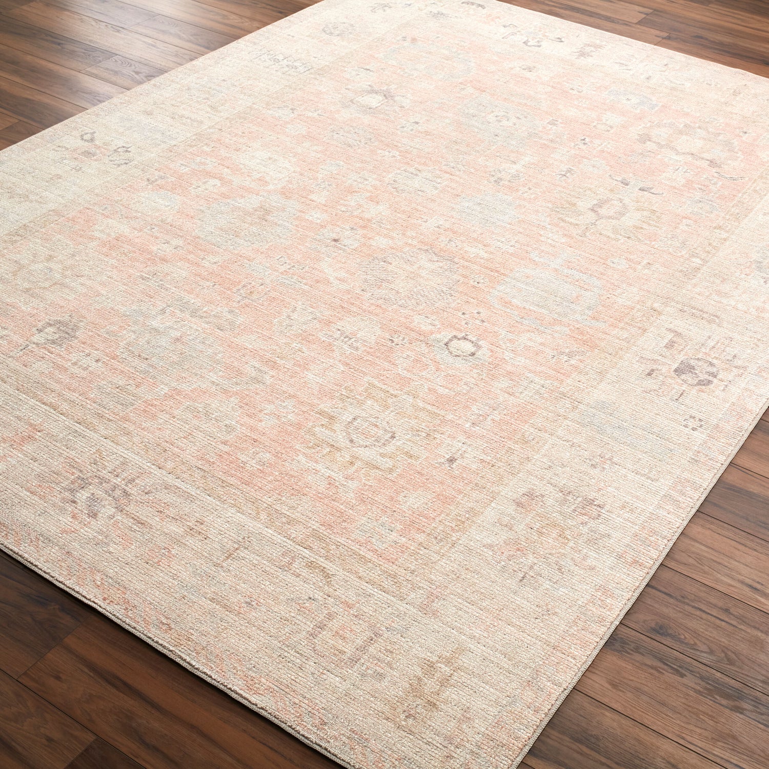 Marlene Becki Owens x Livabliss Vintage Oriental Boho Dusty Pink BOMN2307 Rug - Love-Rugs