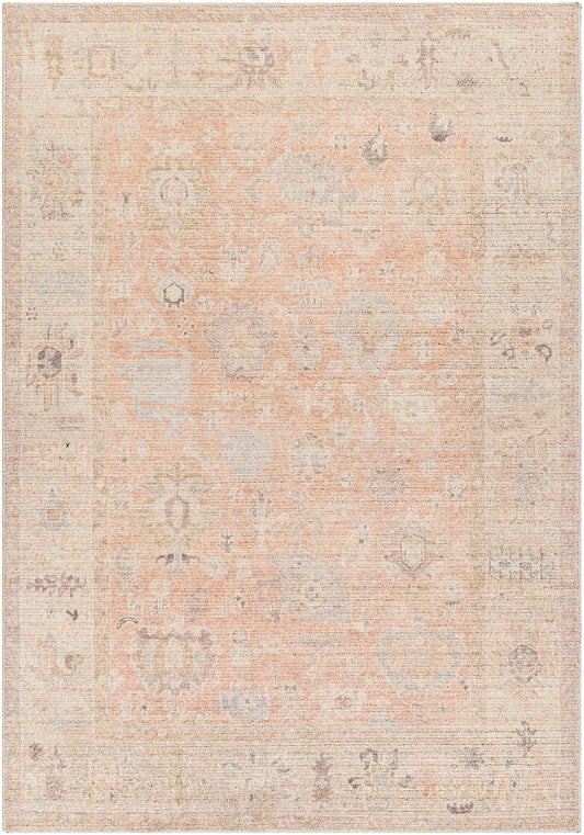 Marlene Becki Owens x Livabliss Vintage Oriental Boho Dusty Pink BOMN2307 Rug - Love-Rugs
