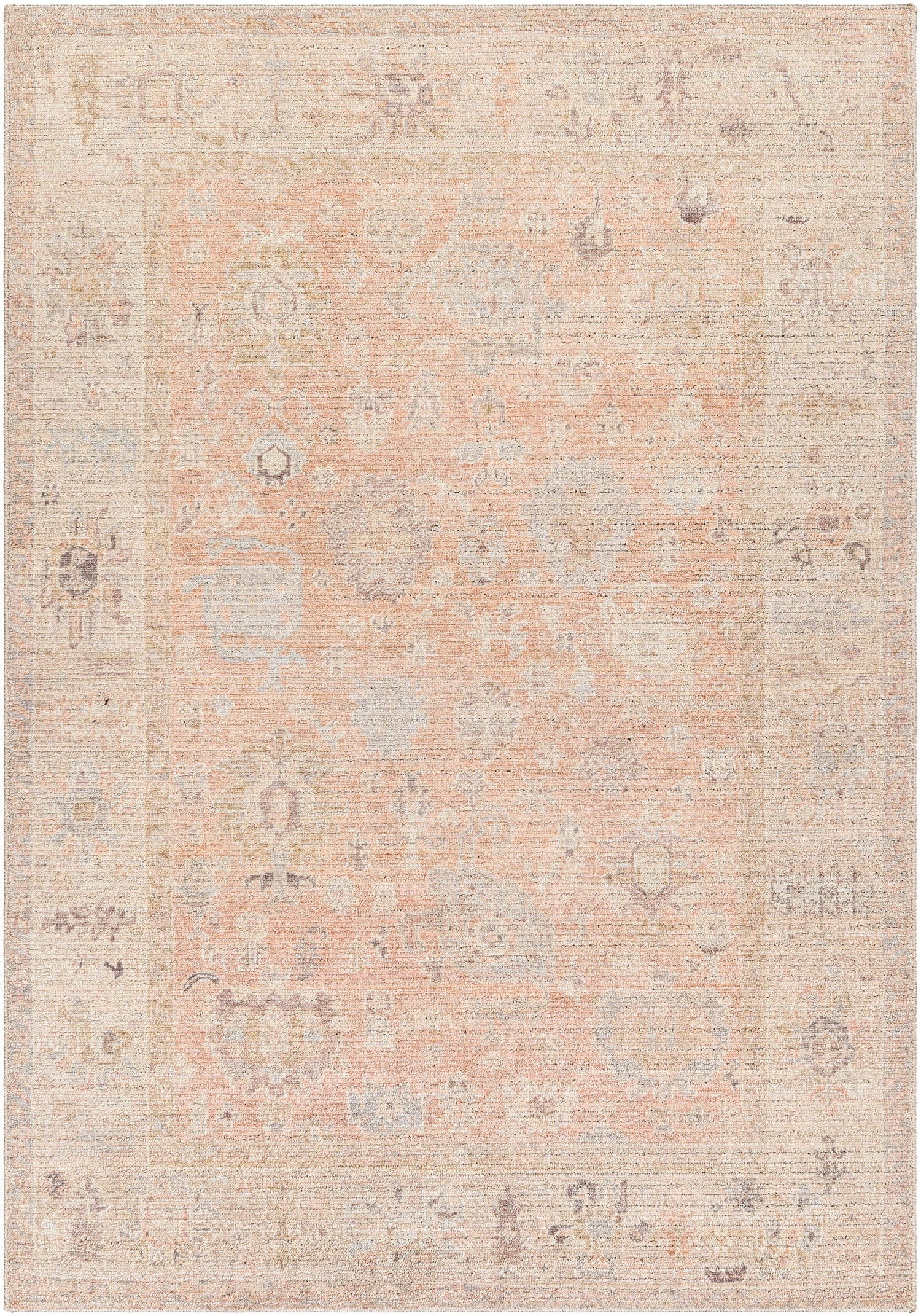 Marlene Becki Owens x Livabliss Vintage Oriental Boho Dusty Pink BOMN2307 Rug - Love-Rugs