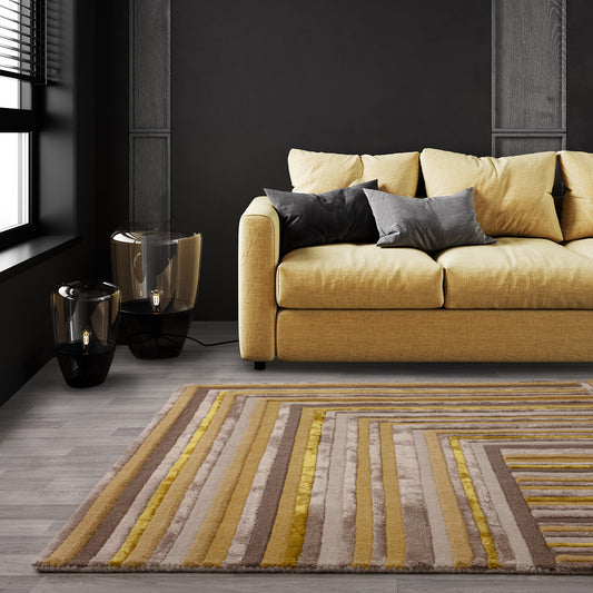 Matrix Network Gold MAX79 Rug - Love-Rugs alternate image
