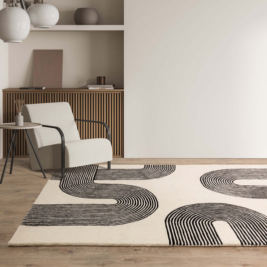 Matrix Arches Black Max87 Rug - Love-Rugs alternate image