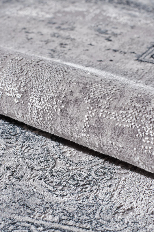 Toros Overdyed Frost Grey Runner Rug alternate image
