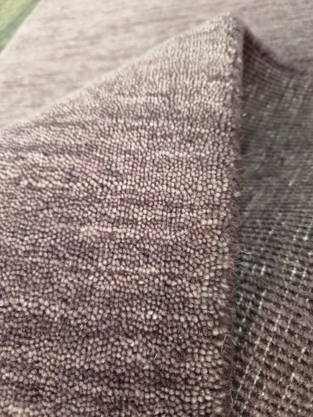 Elgin Mulberry Purple Round Wool Rug