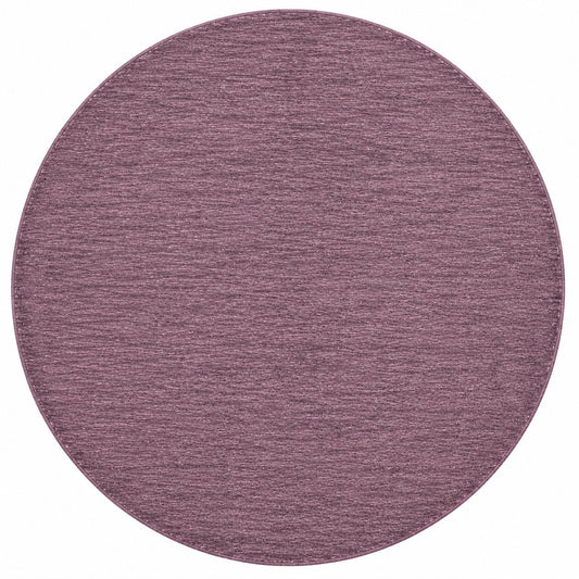 Elgin Mulberry Purple Round Wool Rug alternate image